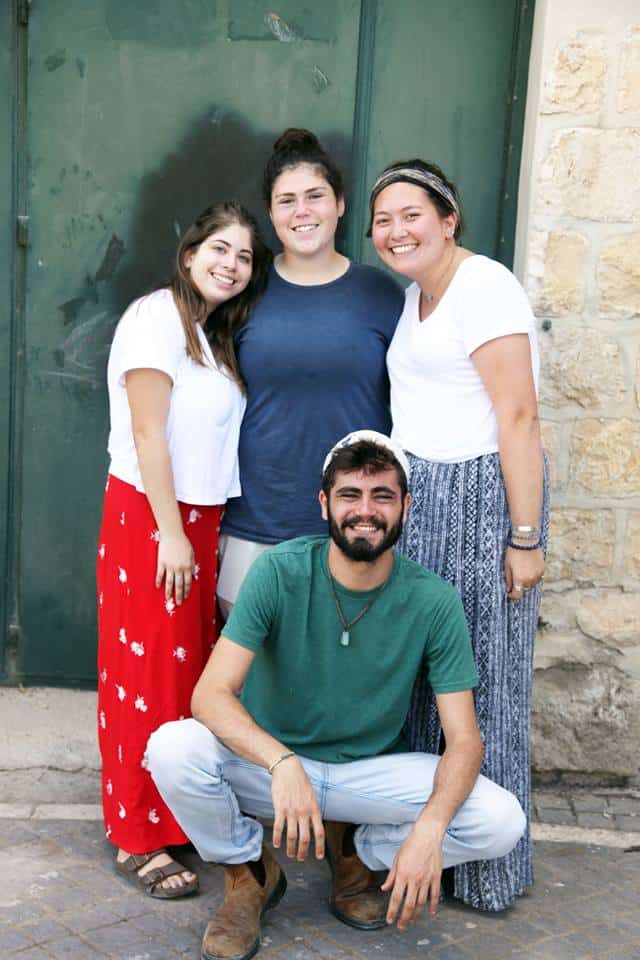 Maya goldberg, volunteering at ichilov hospital