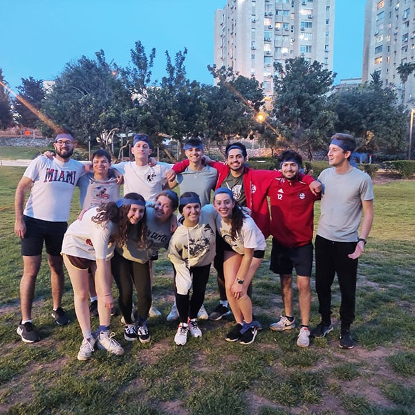 Jerusalem students in gan sacher