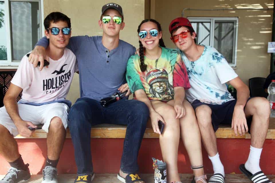 Sam, cooper, ofir, dayna, max, and nina at kiryat gat