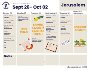 Weekly Updates - September 24, 2021 10 Jerusalem
