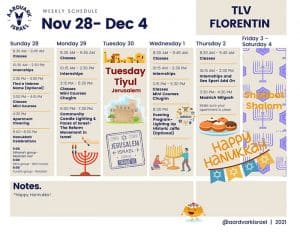 Weekly Updates - November 25, 2021 8 Gap year in israel - aardvarkisrael