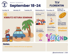 Weekly Updates - September 15, 2022 9 Tlv florentin