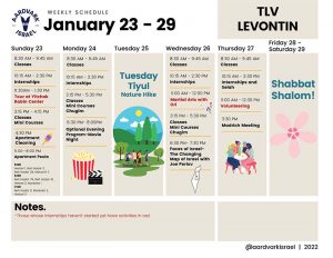 Weekly Updates - January 20, 2022 10 Tlv levontin