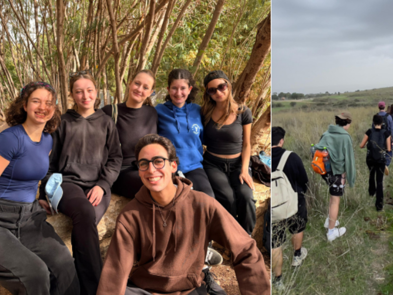 Hiking through the breathtaking landscapes of the galilee