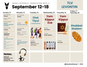 Weekly Updates - September 9, 2021 7 Gap year in israel - aardvarkisrael