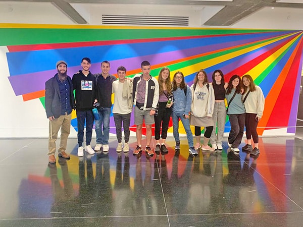 Selah students at anu museum in tel aviv