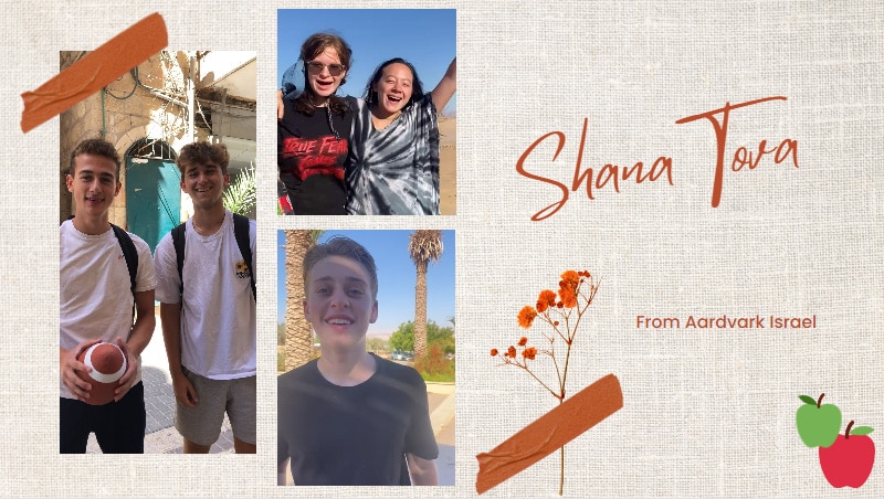 Shana tova from aardvark israel!