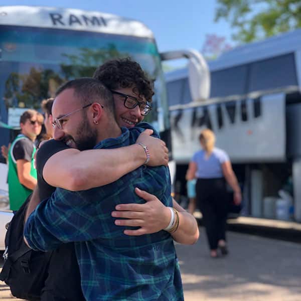 Josh and ido share one last goodbye