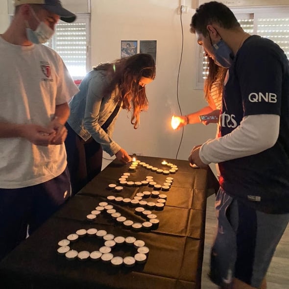 Selah students on their shabbaton in tzfat