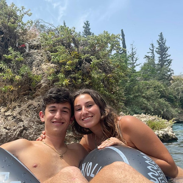 Swimming in the golan streams and hanging out in nature